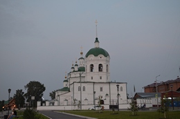 Город Енисейск. Богоявленский Собор. Август. 2019 год.